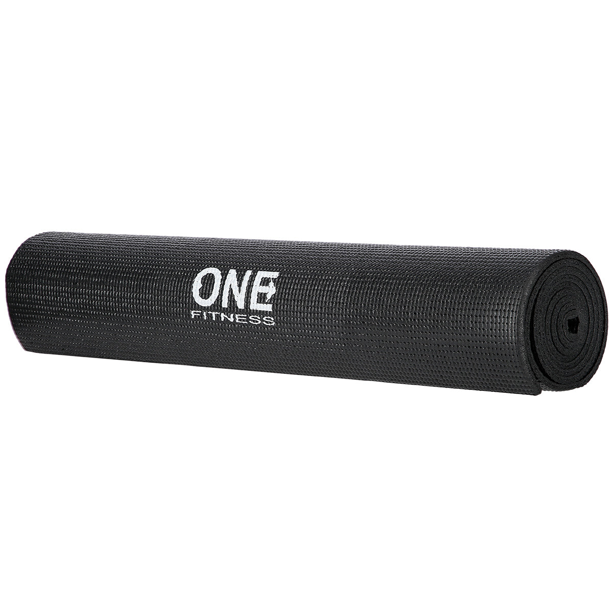 One Fitness Yogamat - Zwart - 6 mm