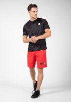 Gorilla Wear Performance T-Shirt - Zwart/Rood