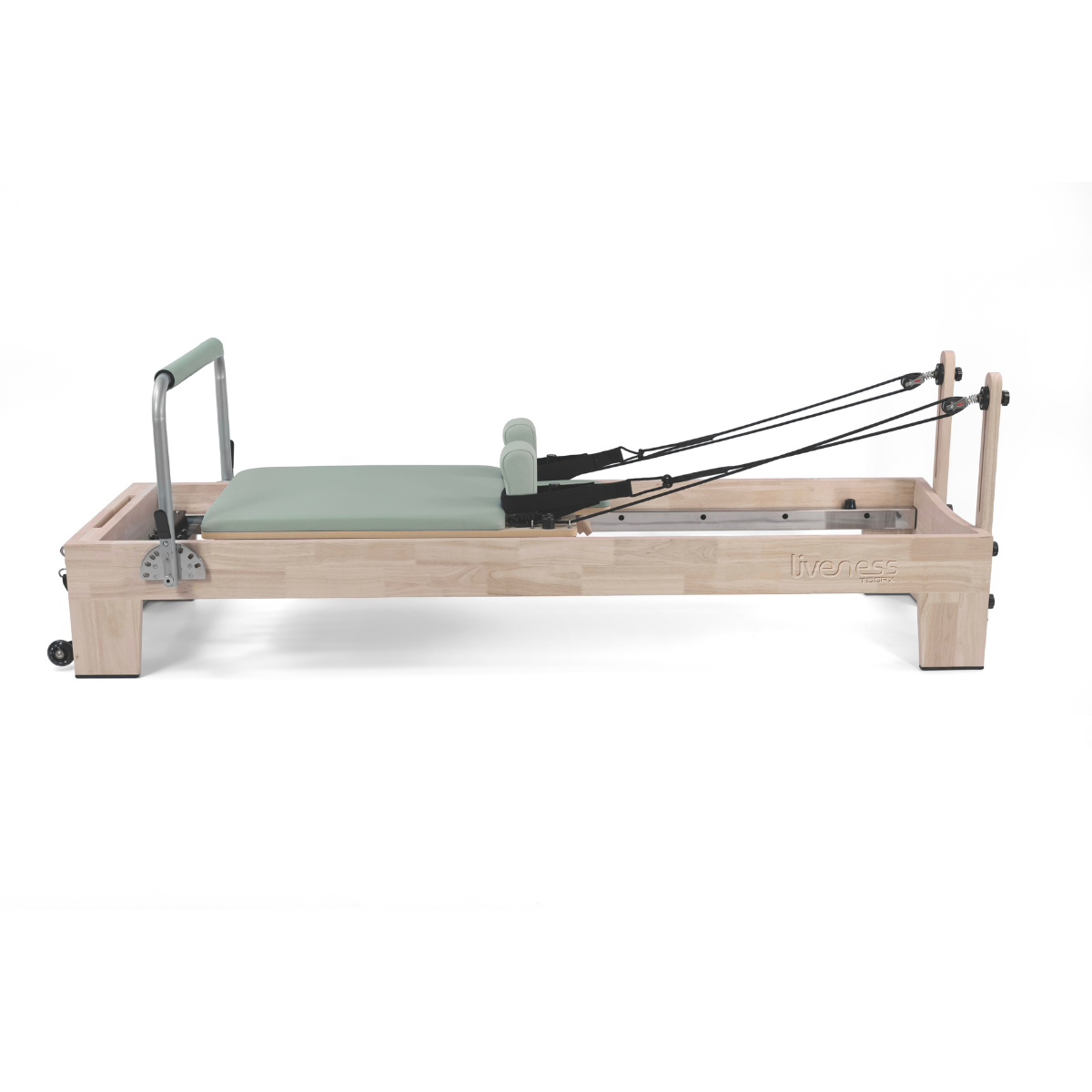 Toorx Liveness Opvouwbare Eikenhout Reformer PTX 3000 - Green Tea