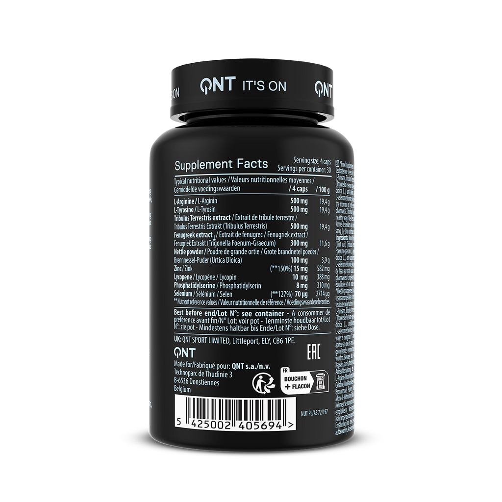QNT Testek - Natuurlijke Testosteron Booster - 120 Capsules