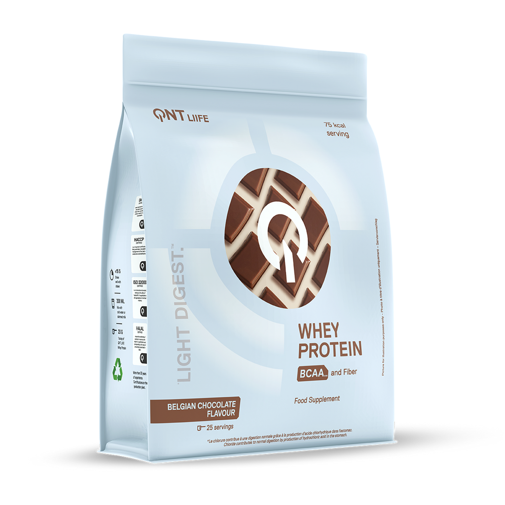 QNT Light Digest Whey Protein - Eiwit Poeder - 500 gram - Belgian Chocolate
