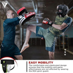 RDX Sports H1+ Kruisbeschermer met Gel Cup - Zwart
