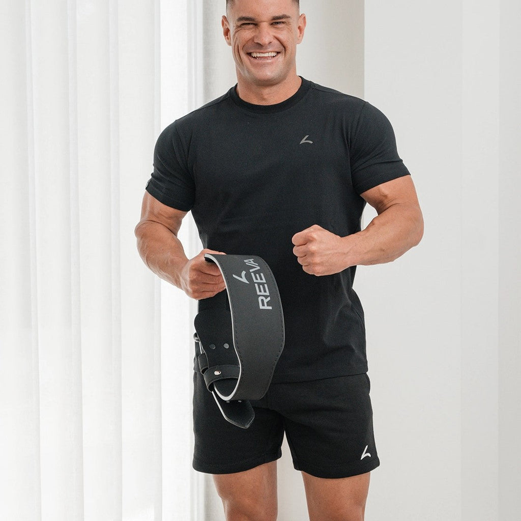 Reeva Premium Active Tee - Sport T-shirt - Zwart