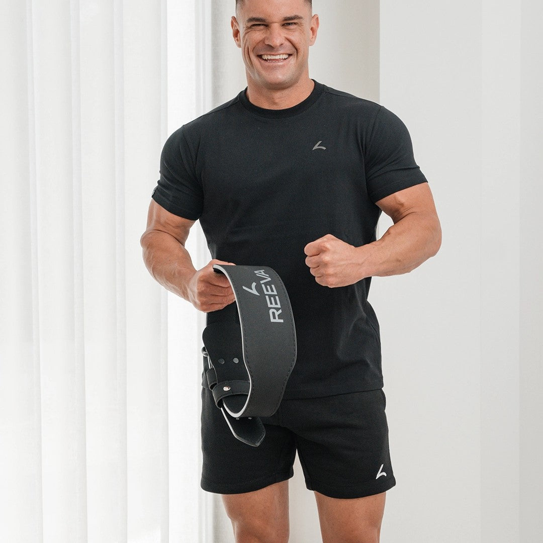 Reeva Premium Active Tee - Sport T-shirt - Zwart