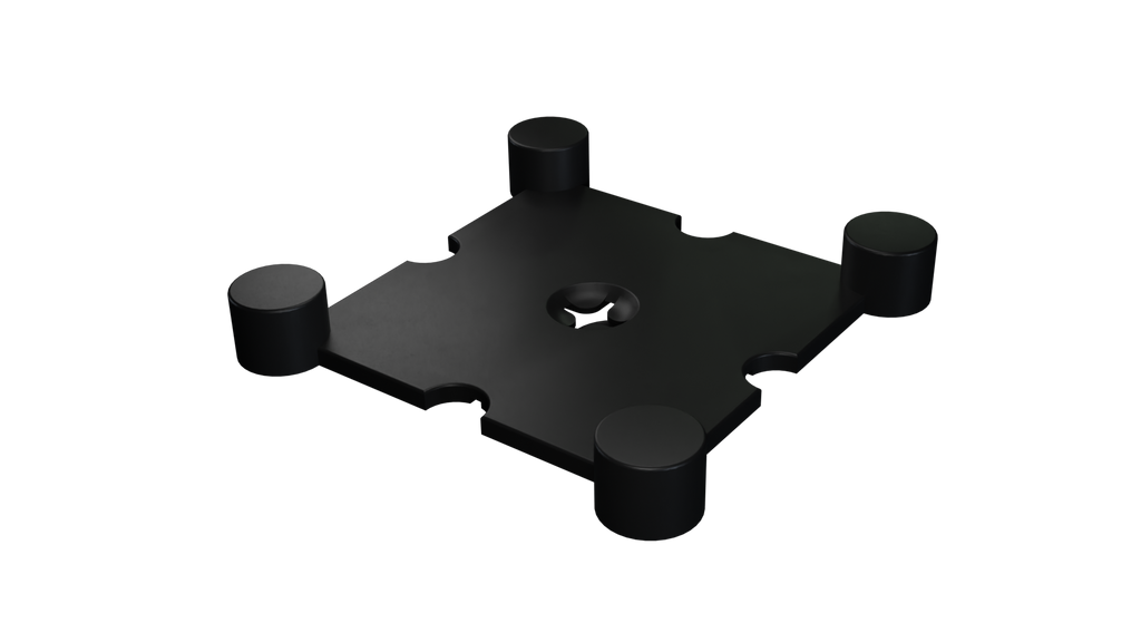 Flow Fitness Hoekstuk Rubberen Tegel Met Waterdichte SBR-laag - 15 x 15 cm