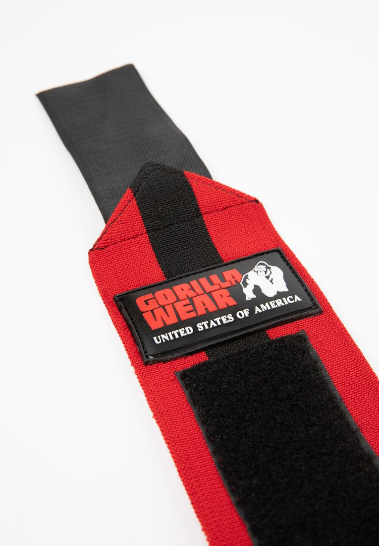 Gorilla Wear Wrist Wraps Ultra - Zwart/Rood