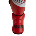 Super Pro Combat Gear Rebel Scheenbeschermers - Rood/Wit