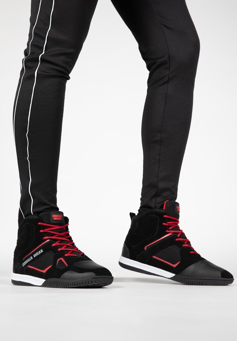 Gorilla Wear Troy High Tops Sportschoenen - Zwart/Rood