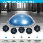 Bosu Balanstrainer Pro Edition - Blauw - 65 cm