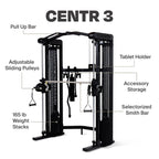 Centr 3 Home Gym - Functional Trainer met Smith Machine