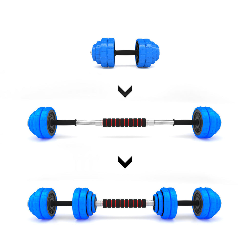 HMS Verstelbare Halter en Dumbbell Set - Blauw - 30 kg