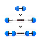 HMS Verstelbare Halter en Dumbbell Set - Blauw - 30 kg