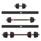 HMS Dumbbells & Halter Set - 20 kg