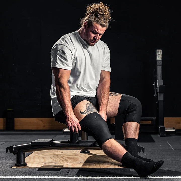 Reeva Powerlifting Knee Sleeves - Zwart