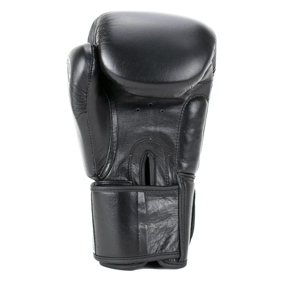 Super Pro Combat Gear Warrior Lederen (Kick)Bokshandschoenen - Zwart/Wit