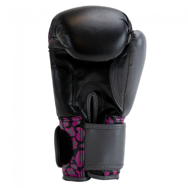 Super Pro Kids Bokshandschoenen Leopard - Zwart/Roze