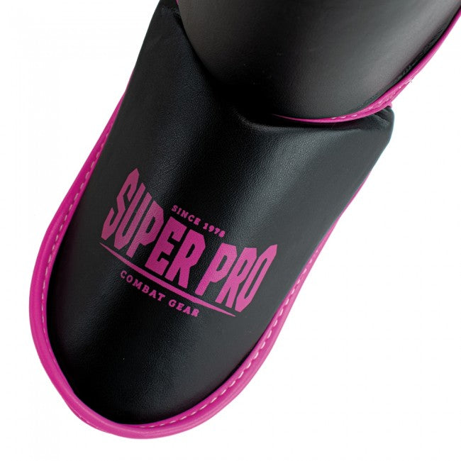 Super Pro Kids Scheenbeschermers Leopard - Zwart/Roze