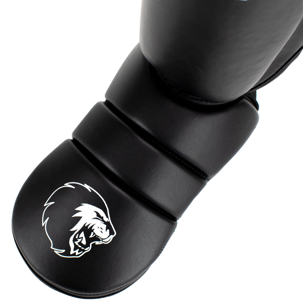 Super Pro Combat Gear Protector Scheenbeschermers - Zwart/Wit