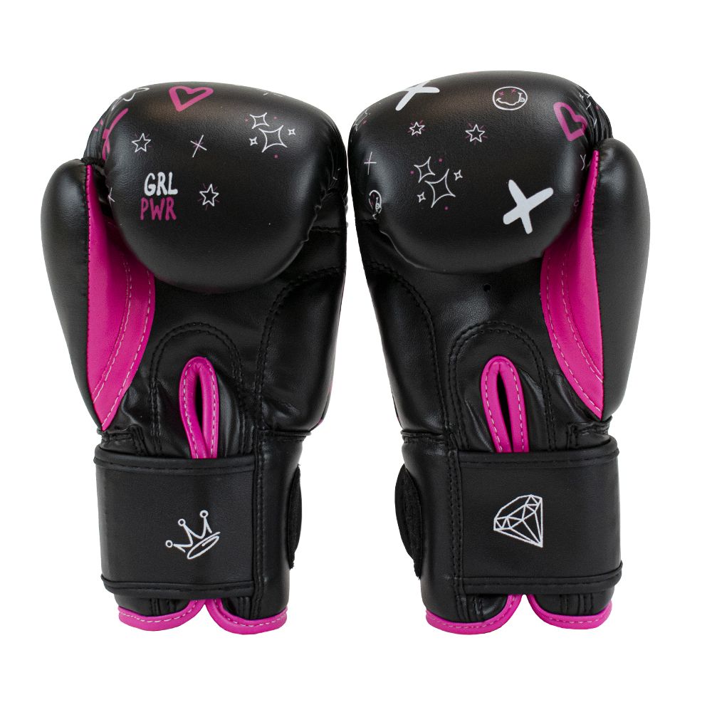 Super Pro Combat Gear Bokshandschoenen Kids Bear - Zwart/Roze