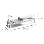 Toorx Liveness Aluminum Reformer Full Track PTX 8000 - Moon & Sand