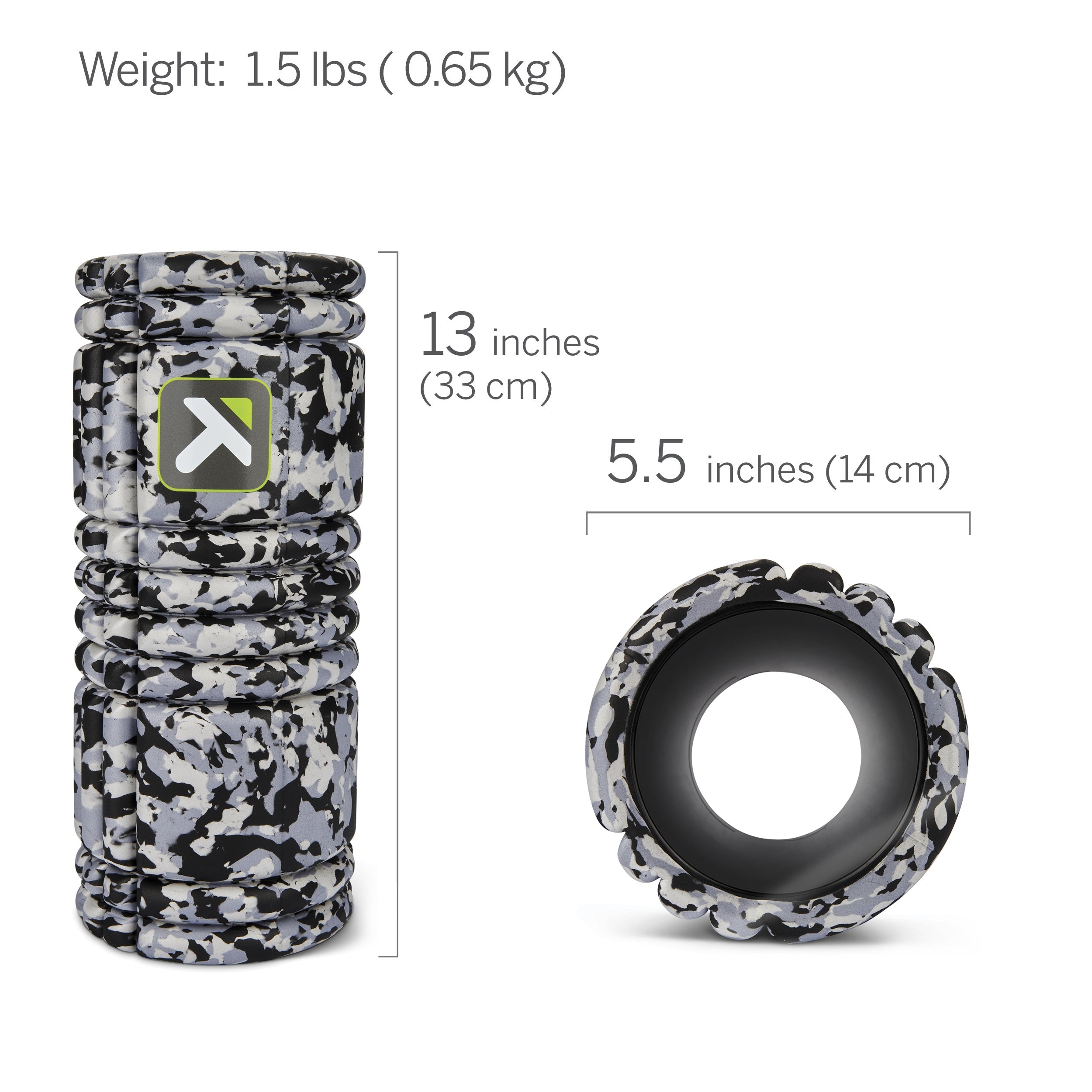 Triggerpoint Foam Roller The Grid 1.0 - Grijs Camo