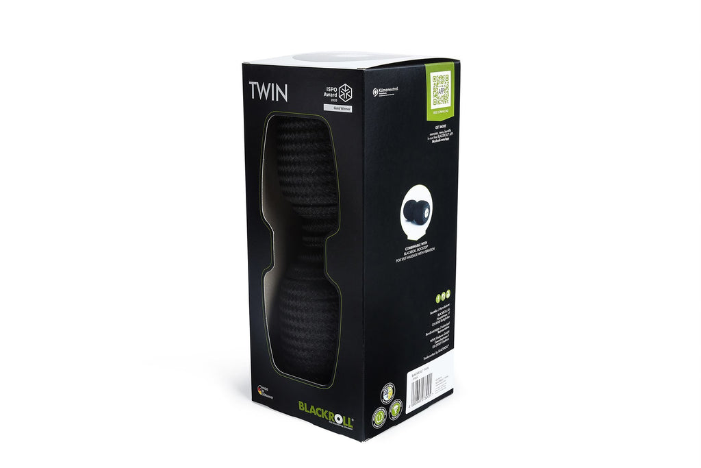 Blackroll Twin Foam Roller - 30 cm - Zwart