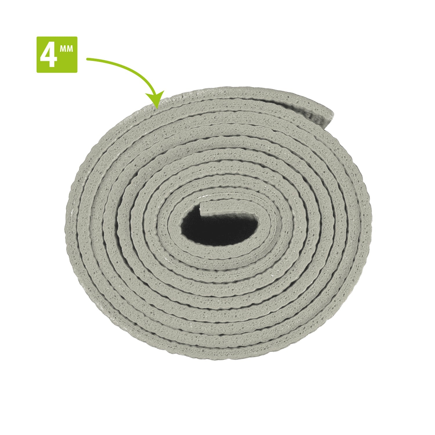 VirtuFit Premium Yogamat - 183 x 61 x 0,4 cm - Natural Grey