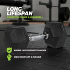 VirtuFit Hexa Dumbbell Pro Set - 2 x 10 kg