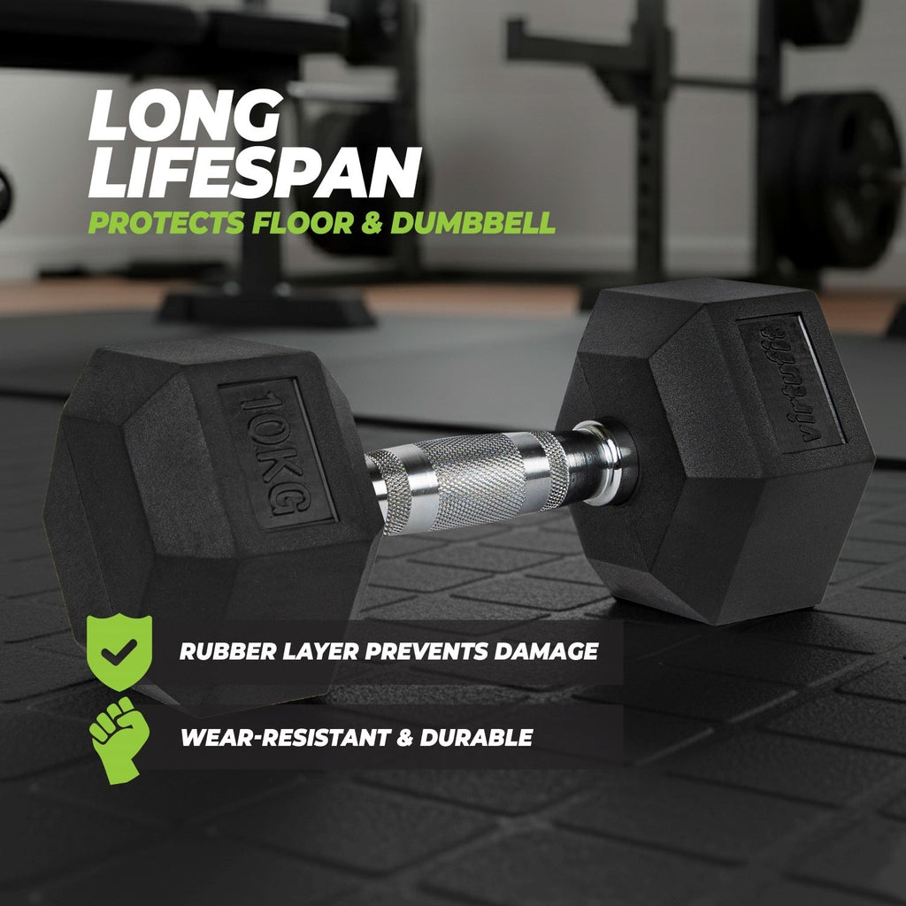 VirtuFit Hexa Dumbbell Pro - 15 kg - Per Stuk