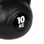 VirtuFit PVC Kettlebell - 10 kg - Zwart