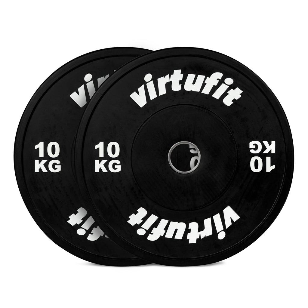 VirtuFit Bumper Plate Set - Olympische Halterschijven van Rubber - 100 kg