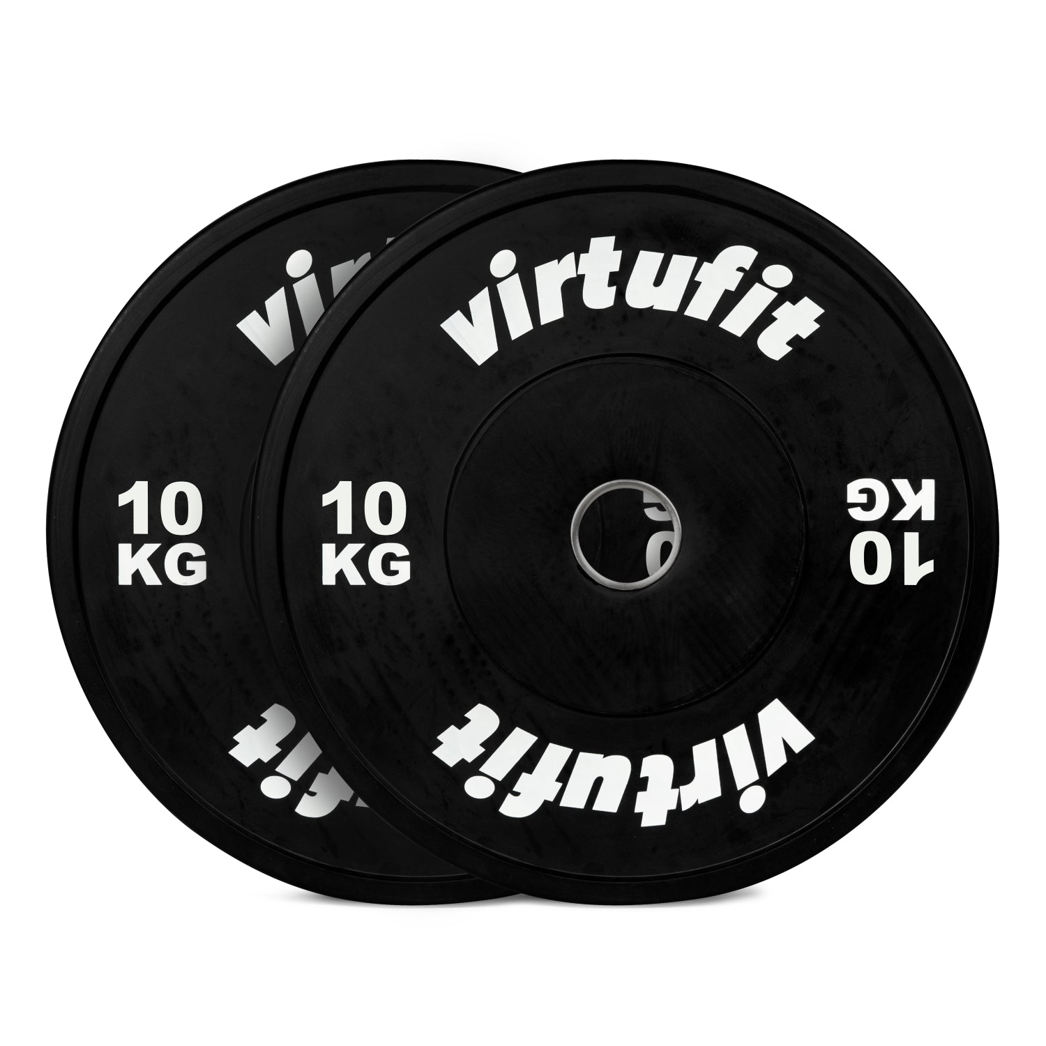 VirtuFit Bumper Plate Set - Olympische Halterschijven van Rubber - 100 kg