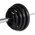 VirtuFit Olympische Rubberen Halterset - 120 kg
