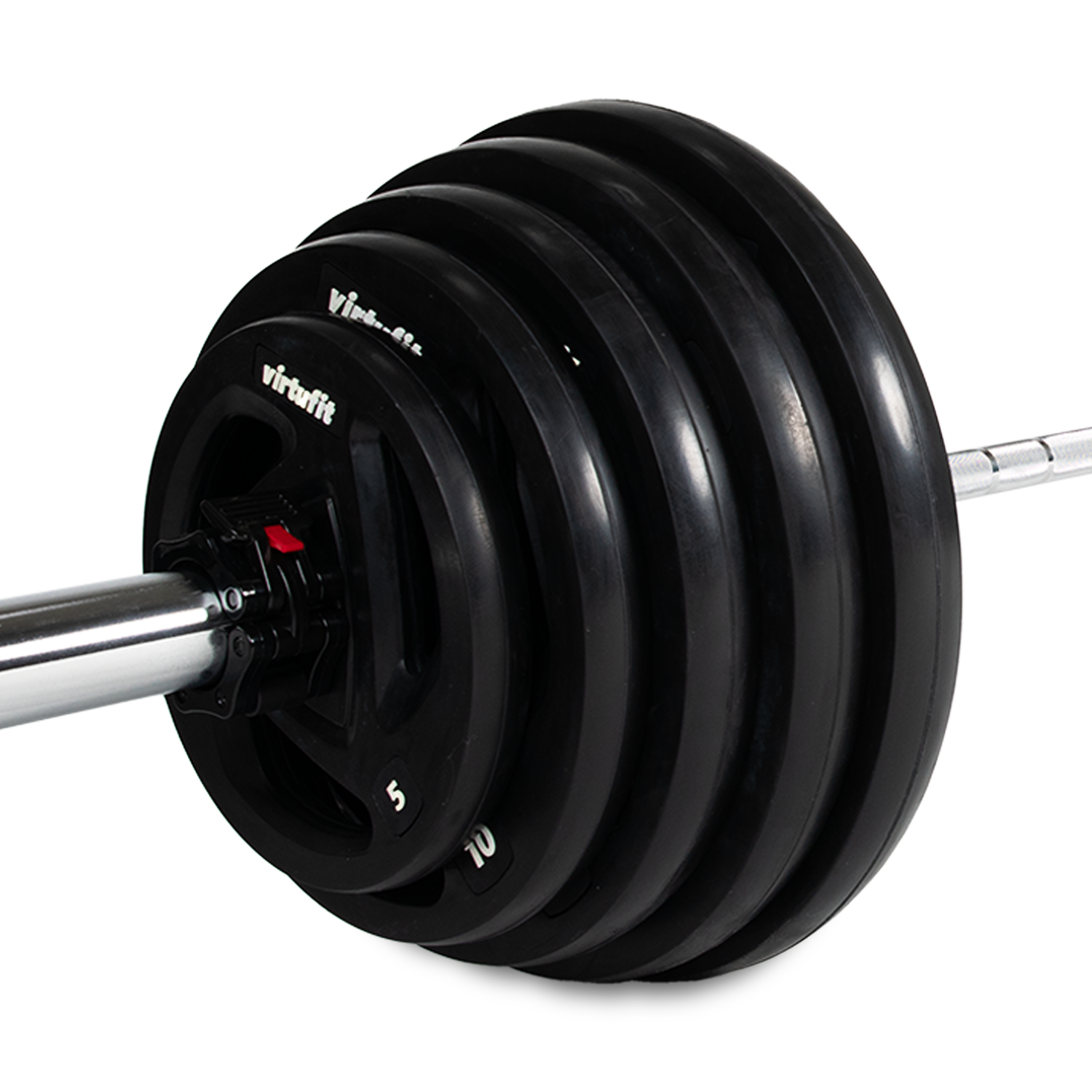 VirtuFit Olympische Rubberen Halterset - 170 kg