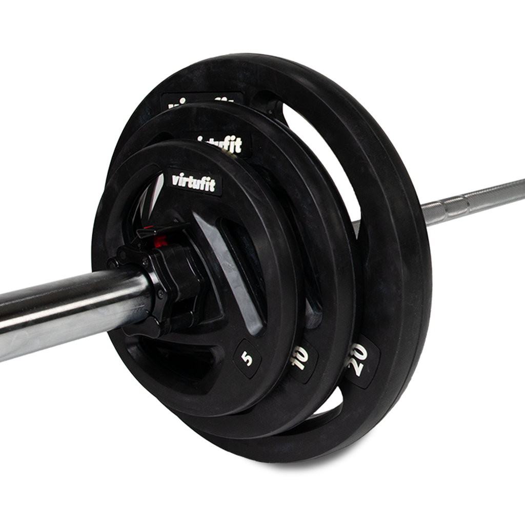 VirtuFit Olympische Rubberen Halterset - 90 kg