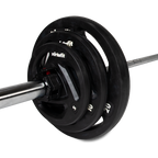 VirtuFit Olympische Rubberen Halterset - 90 kg