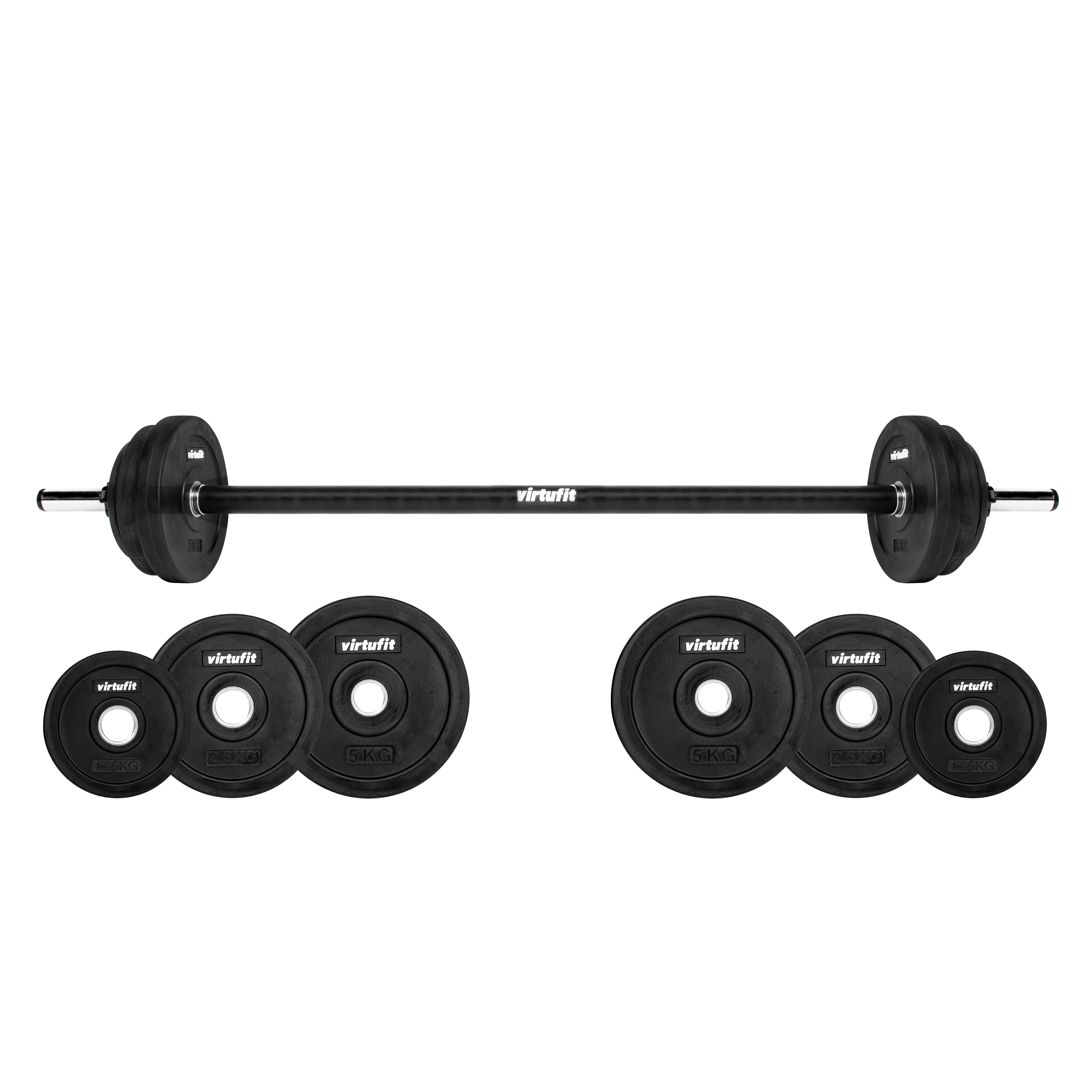 VirtuFit Aerobic Pump Set Pro Rubber - 20 kg