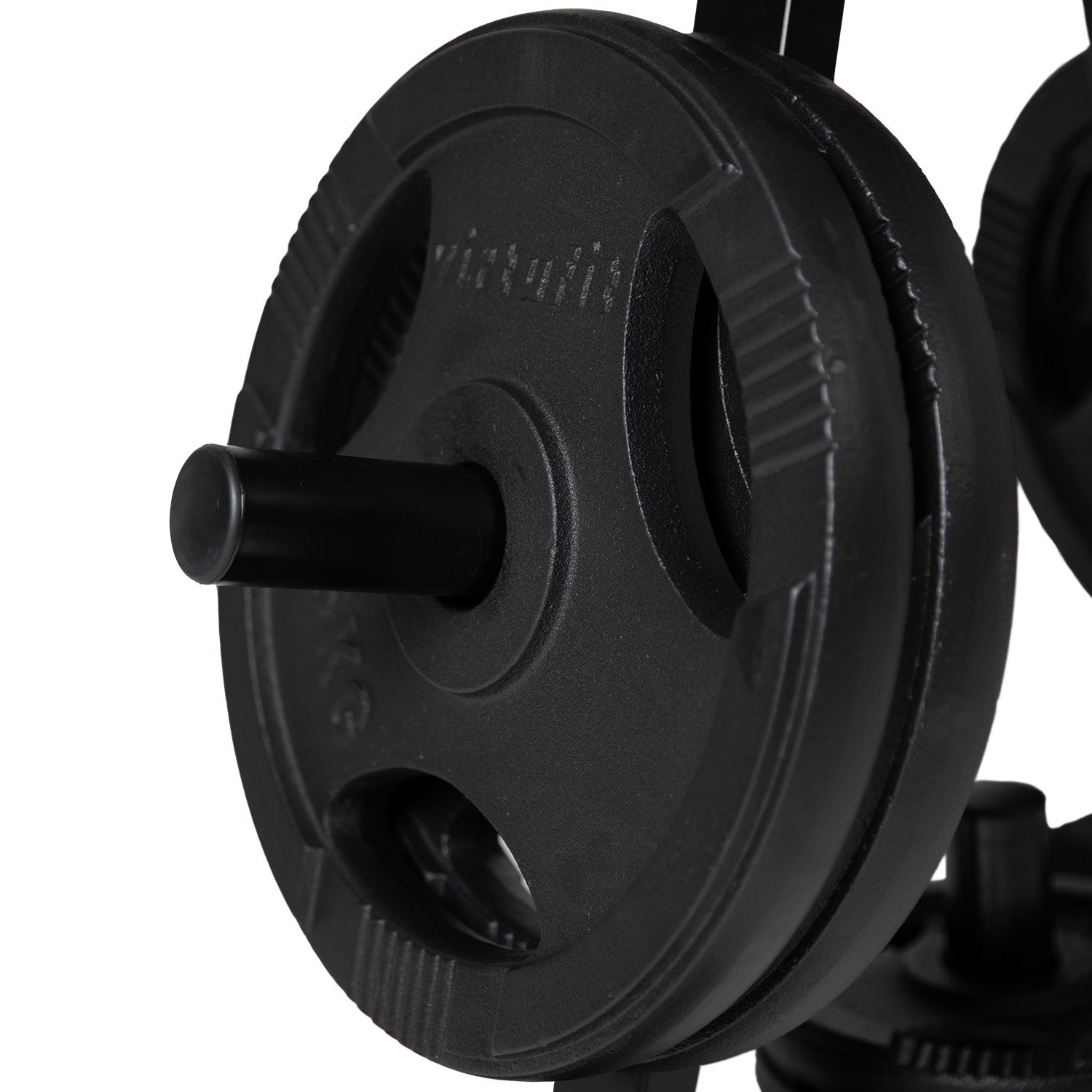 VirtuFit Halterschijf Opbergrek + Gietijzeren Halterschijf - 150 kg