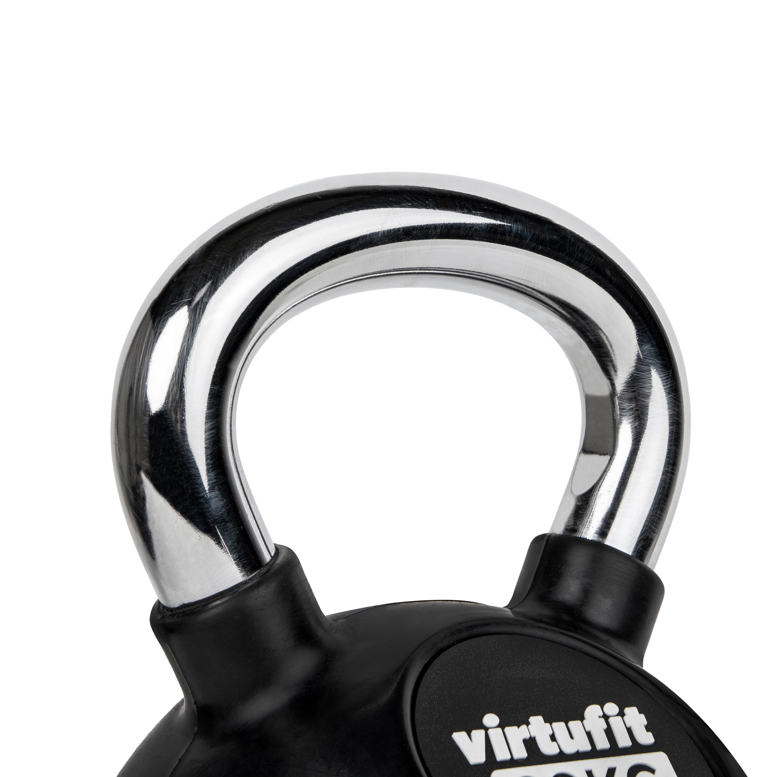 VirtuFit Kettlebell - Rubber/Chroom - 16 kg