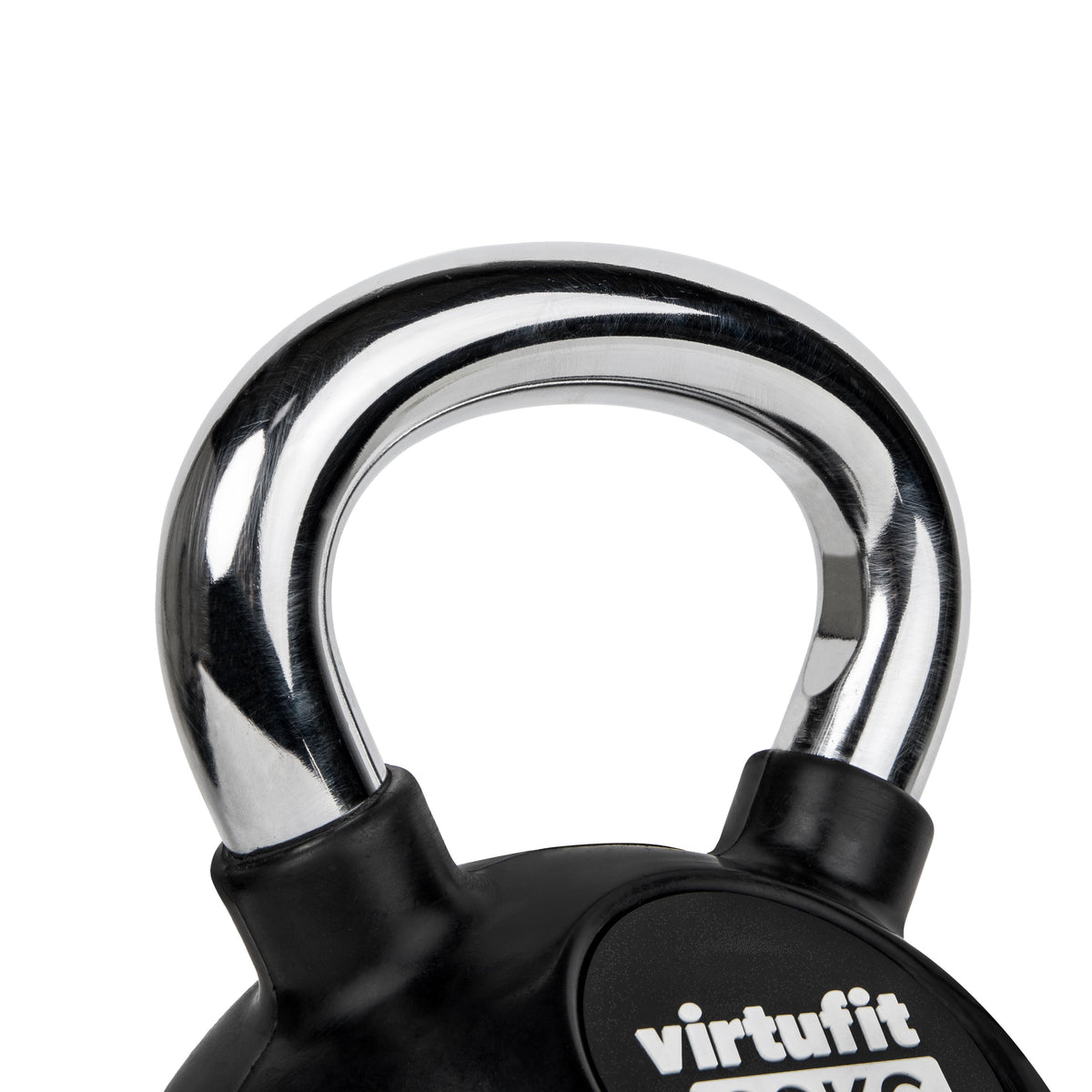VirtuFit Kettlebell - Rubber/Chroom - 24 kg - Tweedekans
