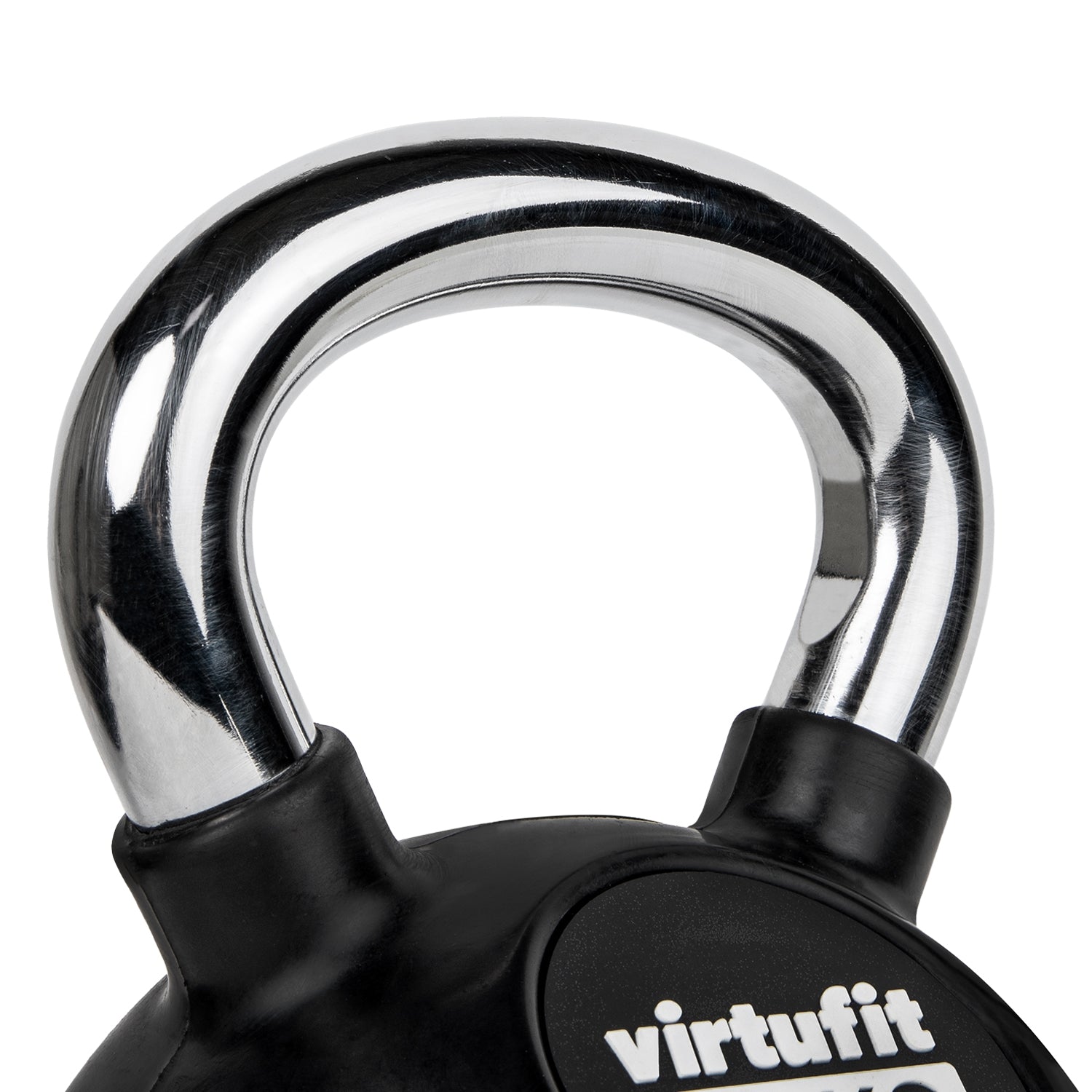 VirtuFit Kettlebell - Rubber/Chroom - 6 kg