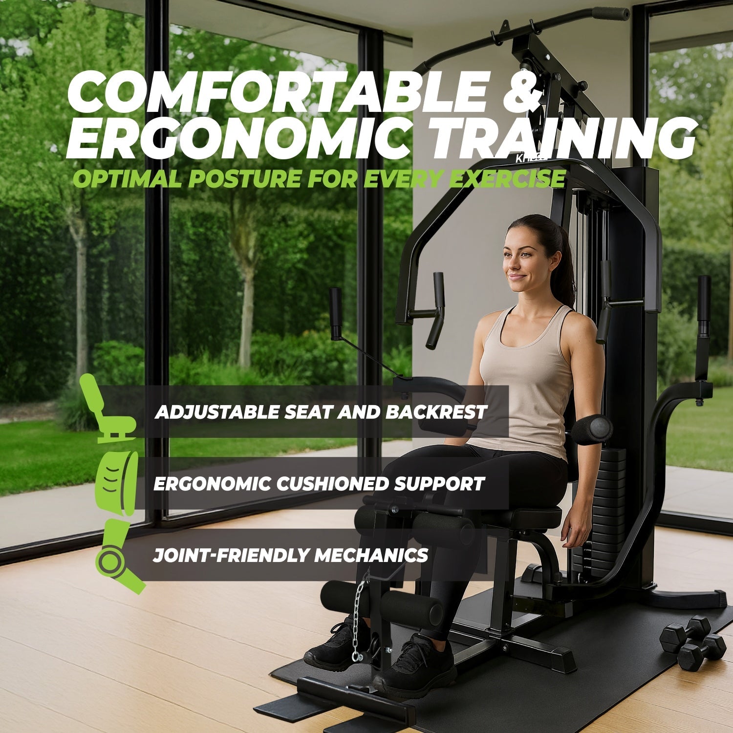 VirtuFit Krachtstation Homegym KH350 met Leg Press