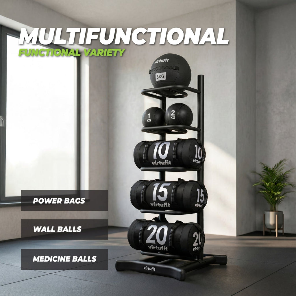 VirtuFit Power Bag en Wall Ball opbergrek