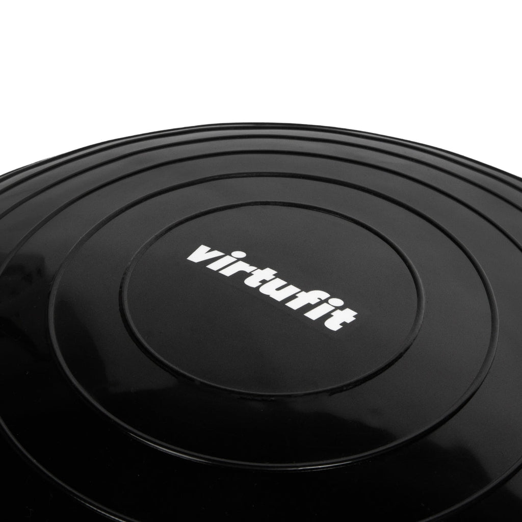 VirtuFit Balanstrainer Pro - Balansbal -  met Fitness Elastieken en Pomp - Zwart