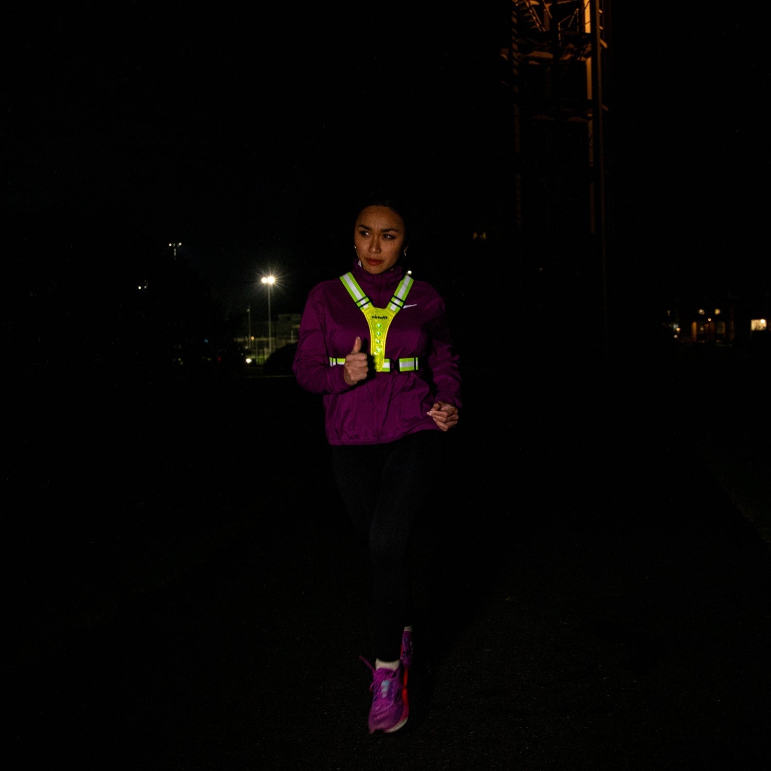 VirtuFit Reflecterend Veiligheidsvest met LED - Hardloopverlichting - Set van 2