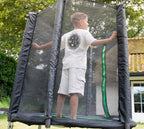 VirtuFit Kindertrampoline met Veiligheidsnet - Zwart - 140 cm