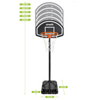 VirtuFit Verstelbare Basketbalpaal - 170 tot 215 cm