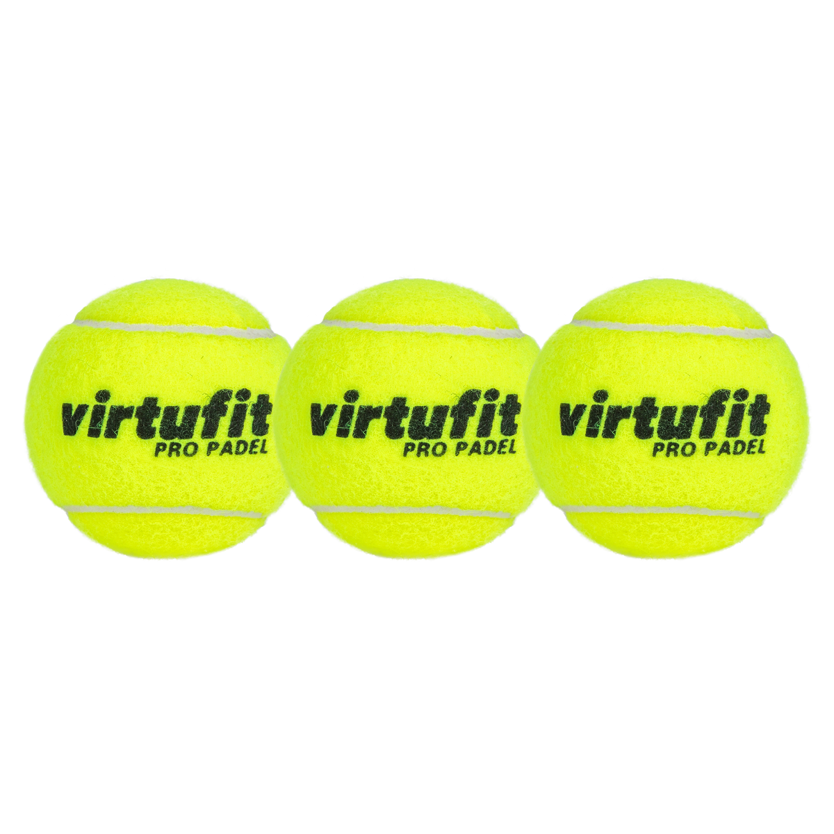 VirtuFit Pro Padel Ballen - Set / 3 ballen - Tweedekans