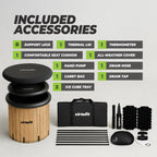 VirtuFit IJsbad XXL - 375 Liter - Wood Look - Inclusief accessoires