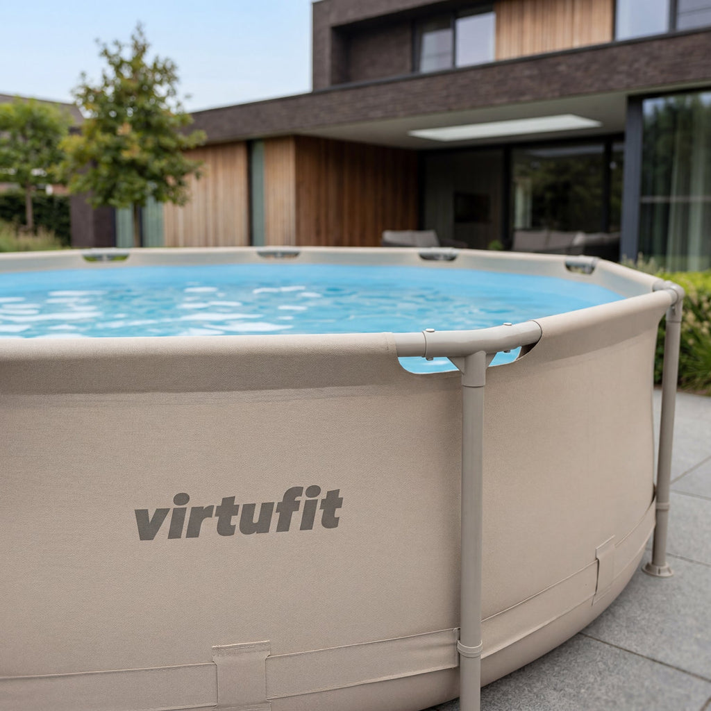 VirtuFit Rond Zwembad - Ø244 x 76 cm - Beige